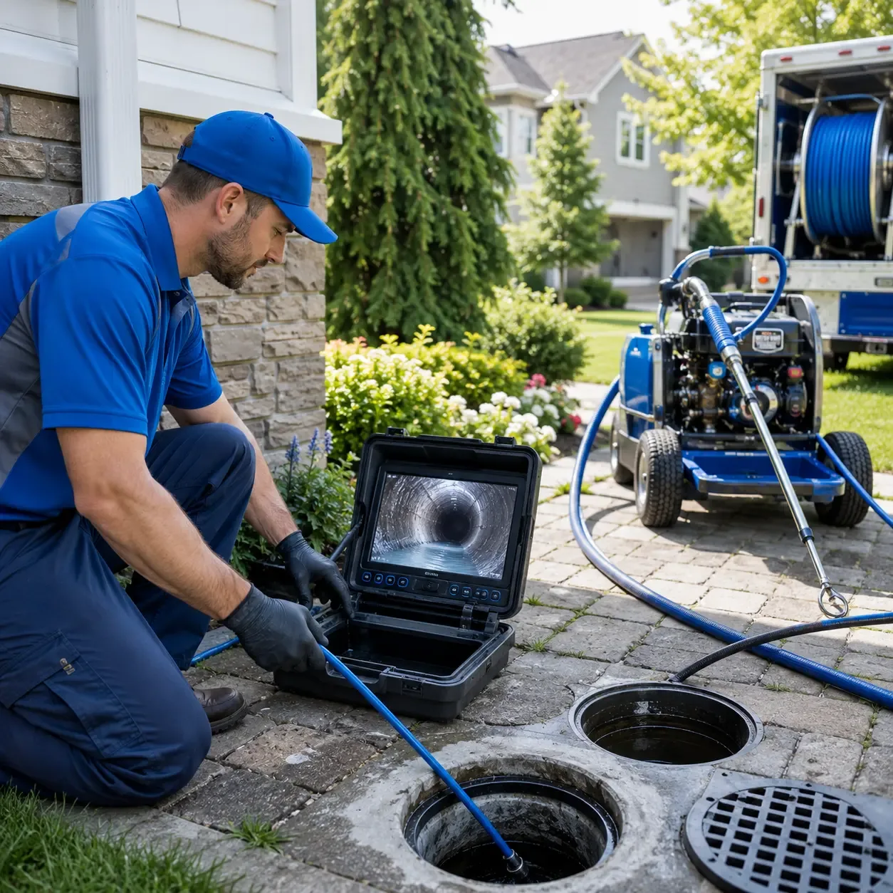 Outdoor drain cleaning professionals serving Barnes City, IA